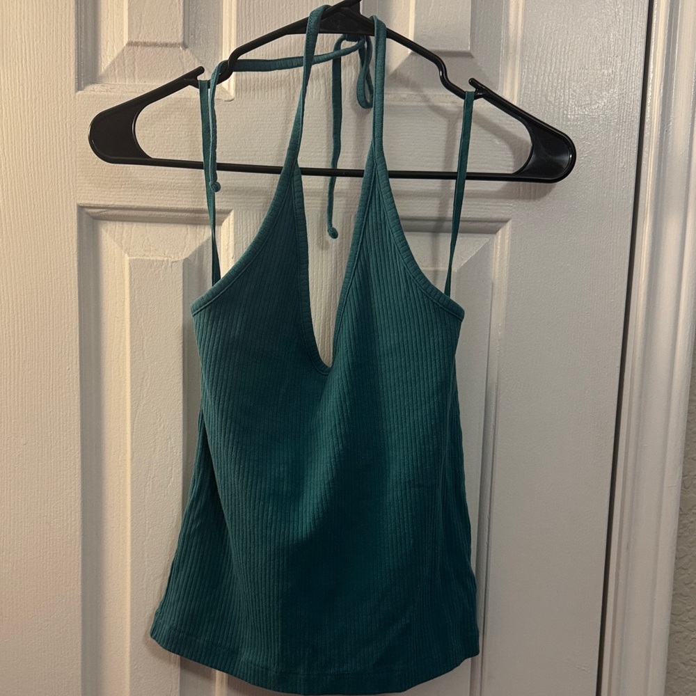 Old Navy Teal Ribbed Camisole